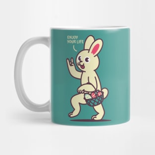 Bunny Collect Eggs Mug